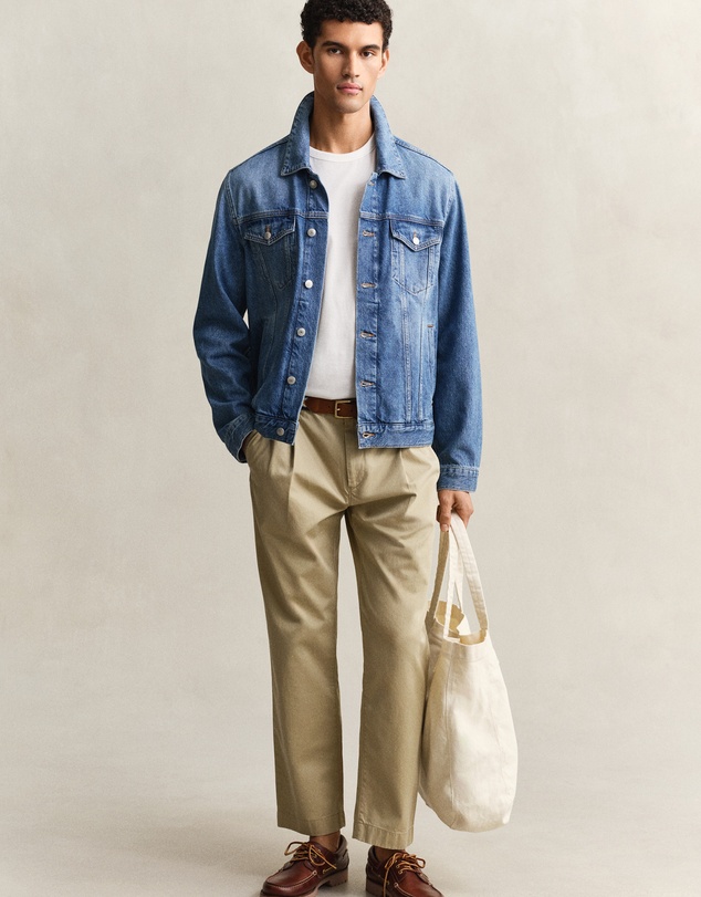 Gant - Pleated Cotton Twill Chinos