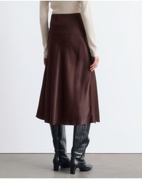 & Other Stories - Satin Midi Skirt