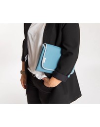 All 4 Ella - Recycled Changing Wallet Blue