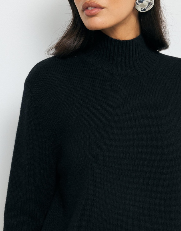 AERE - Nyne Wool Funnel Neck Jumper