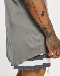 Surrounded By Ghosts - The Homilite Rib Knit Muscle T-Shirt