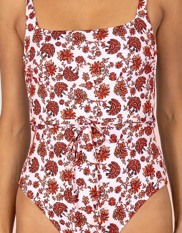 Baku Swimwear - Flamenco Square Neck One Piece Swimsuit