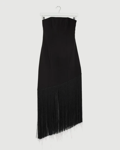Revibe - Repaired CHANCERY Violet Asymmetric Fridge Midi Dress - AU 8