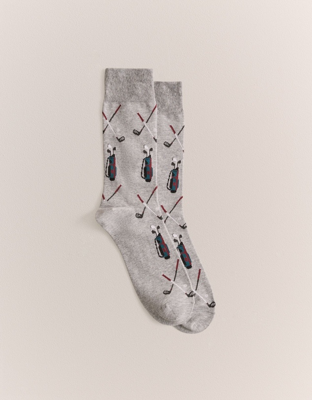 Trenery - Golf Caddy Sock in Grey Marle