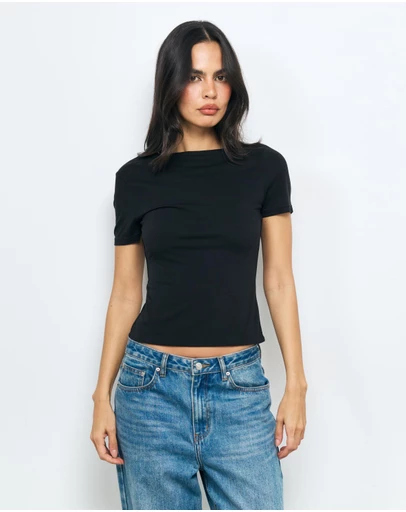 AERE - Jamie Cupro T-Shirt