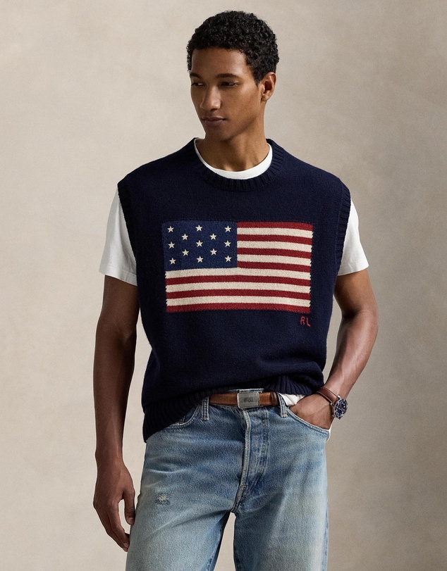 Polo Ralph Lauren - Big Fit Flag Sweater Vest