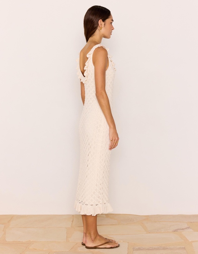 MINKPINK - Sabine Pointelle Midi Dress