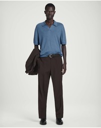 COS - Knitted Linen Polo Shirt