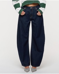Abrand - 95 Barrel Crop Jeans - ICONIC EXCLUSIVE
