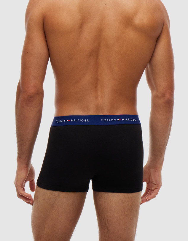 Tommy Hilfiger - 3-Pack Signature Logo Contrast Waistband Trunks
