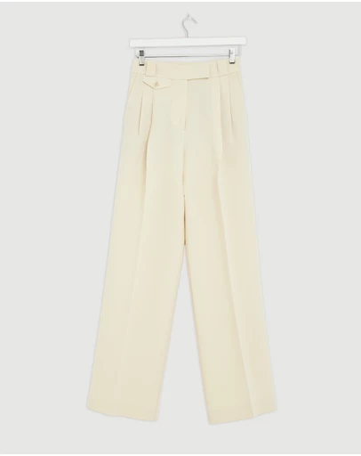 Revibe - Repaired Shona Joy Irena High Waisted Tailored Pants - AU 6