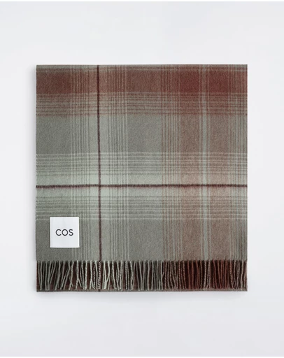 COS - Fringed Wool-Cashmere Scarf
