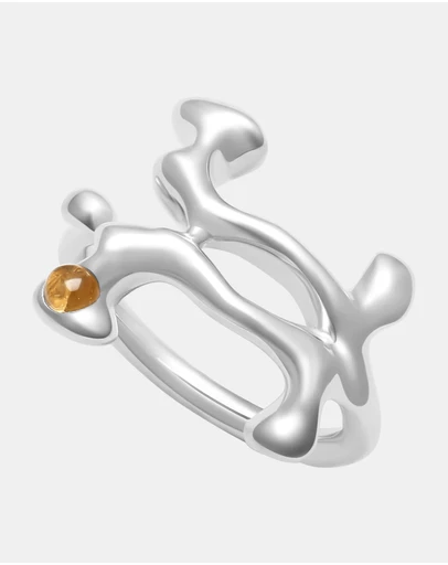 Graedance - Gemini Citrine Ring