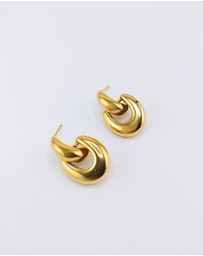 Izoa - Nina Drop Stud Earrings