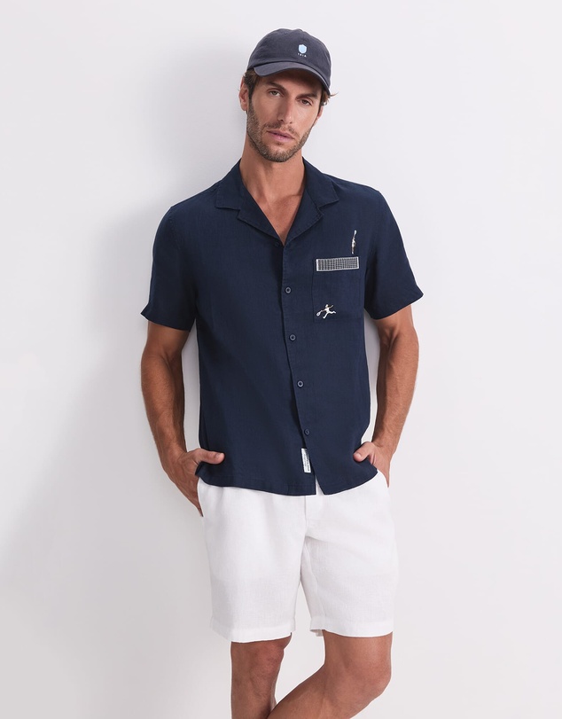 Sportscraft - Club Short Sleeve Linen Shirt