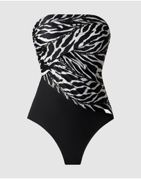Magicsuit - Sand Tracks Goddess One Shoulder Tummy Control Swimsuit