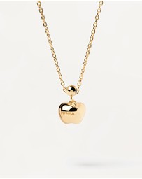 PDPAOLA - Charm Necklace Apple Charm