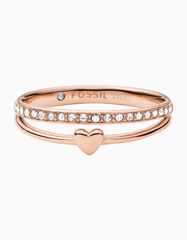 Fossil - Jewelry Rose Gold Tone Ring