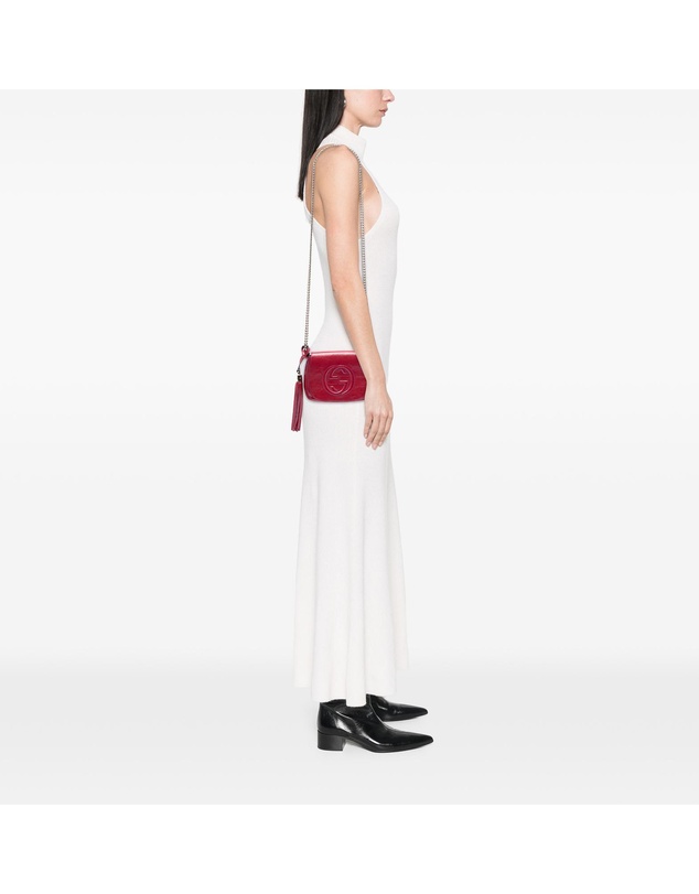 Pre-Loved by Azura Reborn - Pre-Loved Small Patent Soho Chain Flap Crossbody