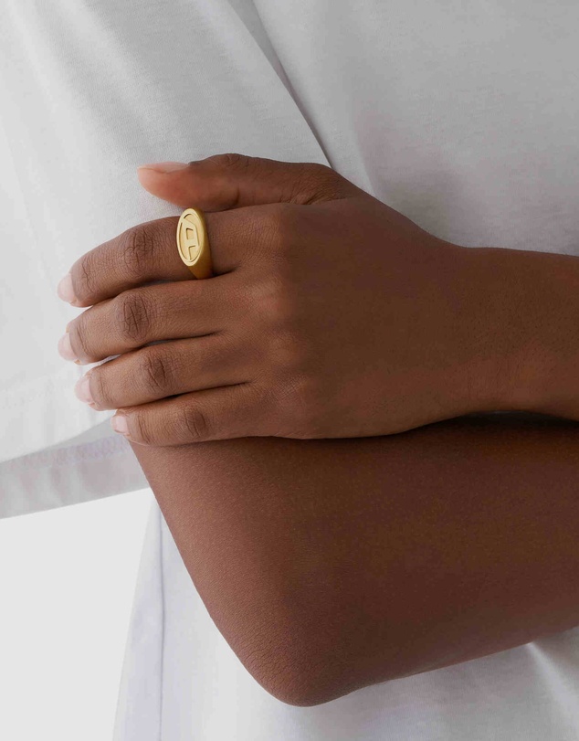 Diesel - Steel Gold-Tone Ring