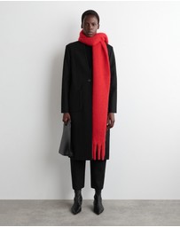 COS - Fringed Brushed-Mohair Scarf