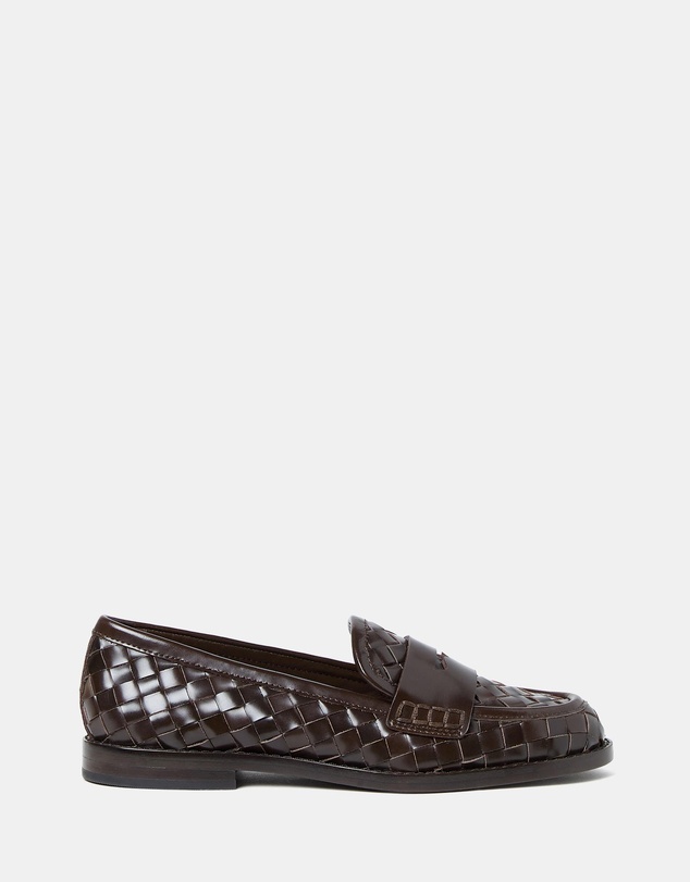 Loeffler Randall - Rachel Woven Leather Loafers