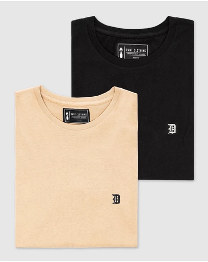 DVNT - 2-Pack Classic Embroidery Tee