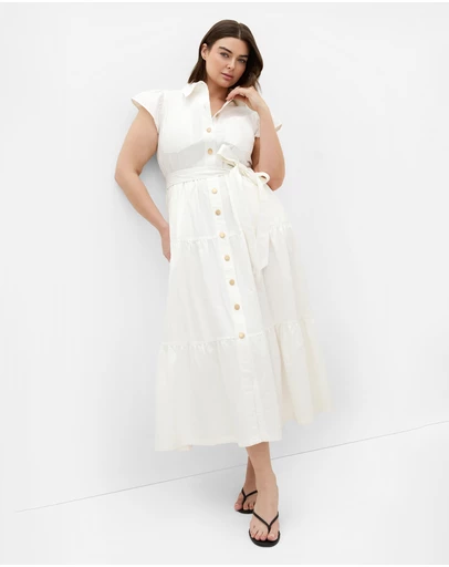 City Chic - Kelise Cotton Maxi Dress