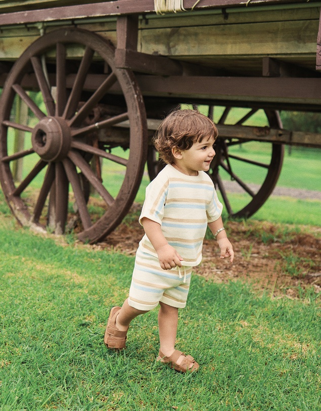 Kynd Baby - Knit Short in Stripe
