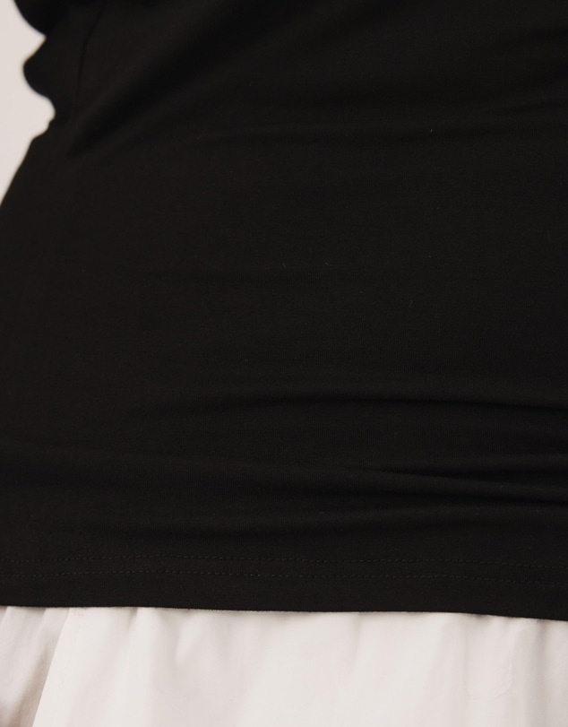 Atmos&Here Curvy - Sienna Cap Sleeve V-Neck T-Shirt