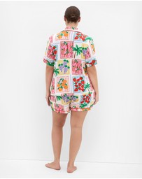 City Chic - Margo Fruit Print Sleep Short