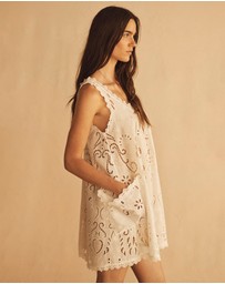 AUR OCEA - Merletti Lace Swing Mini Dress