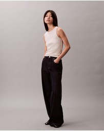 Calvin Klein Jeans - Cotton Stretch Ribbed Tank Top
