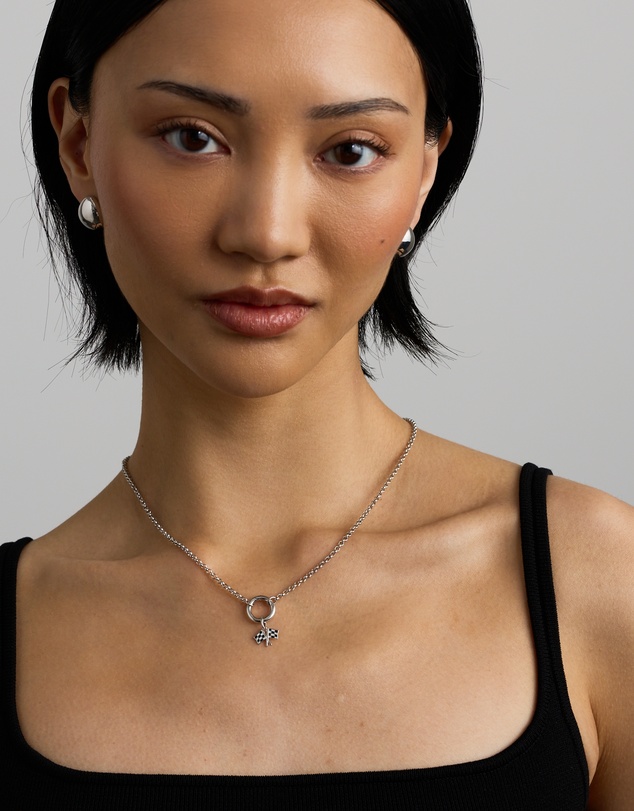 Michael Hill - Racing Flags Pendant in Sterling Silver