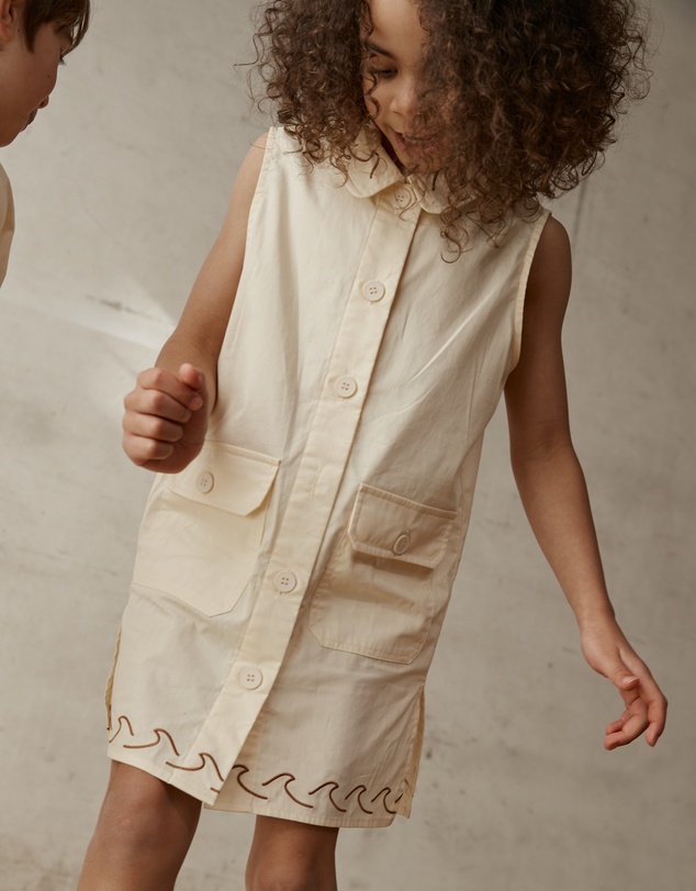 Alfred - Earl Shirt Dress | Cream
