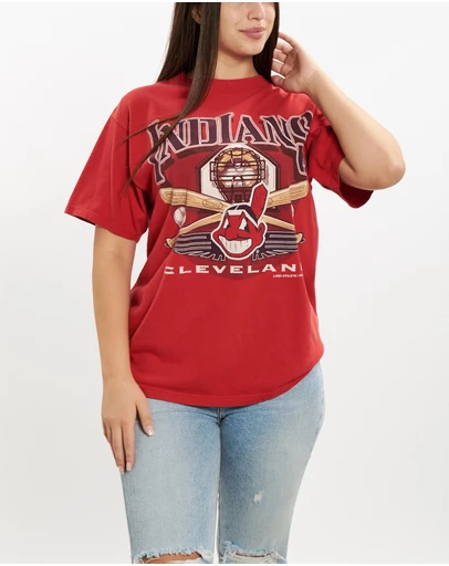 Vintage by The Real Deal - Pre Loved - 1999 MLB Cleveland Indians Tee