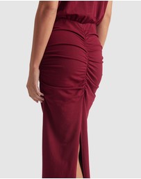 Decjuba - Gabbie Ruched Midi Dress