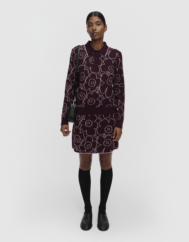 Marimekko - RWS Toistuva Piirto Unikko Knitted skirt