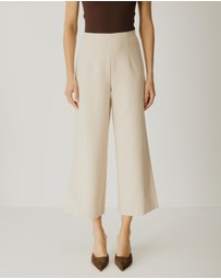 Atmos&Here - Eloise Crop Wide Leg Pants