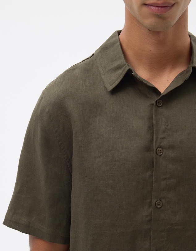 AERE - Euro Resort Linen SS Shirt