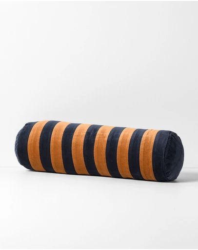 Aura Home - Velvet Stripe Bolster