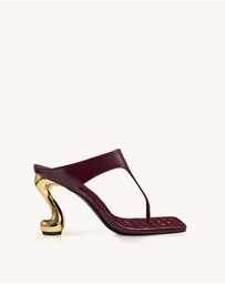 JW PEI - Hannah Quilted Thong Heel Mules