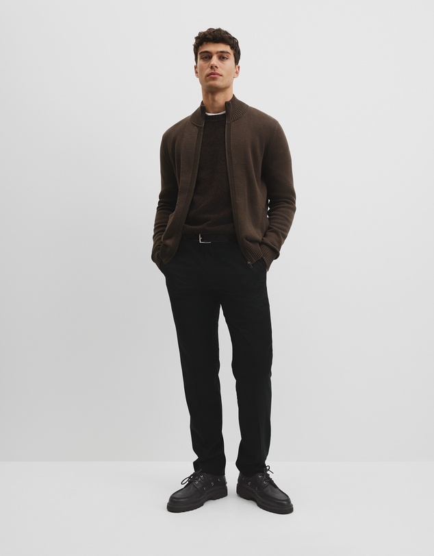Country Road - Australian Cotton Zip Through Knit Jacket
