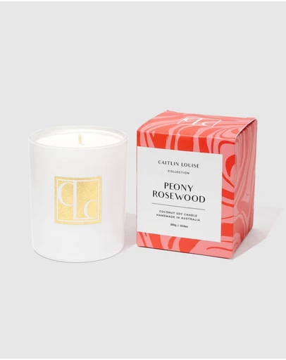 Caitlin Louise Collection - Peony Rosewood Candle