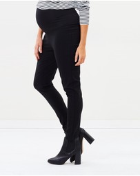 Angel Maternity - Maternity Fitted Slim Work Pants