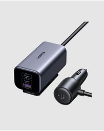 Ugreen - UGREEN 150W GaN Car Charger 4 Ports Fast Charging