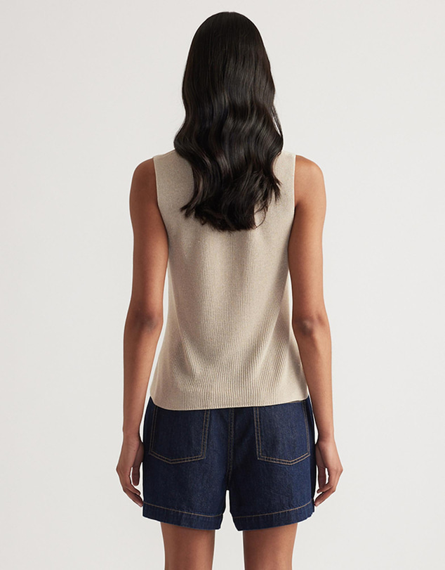 Decjuba - Bri Metallic Knit Tank