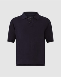 Van Heusen - Cotton Silk Knitted Polo