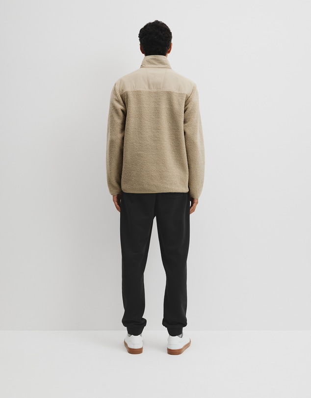Country Road - Sherpa Half Zip Sweat