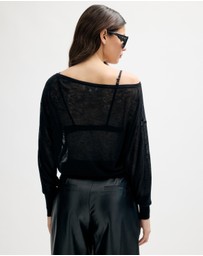 Minima Esenciales - Noemi Merino Wool Knit Top